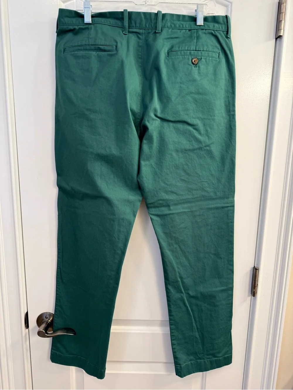 J. Crew Deep Green Chino Pants